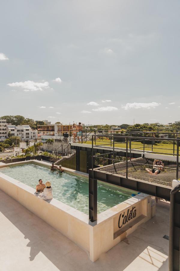 Caleta Hostel Rooftop & Pool Cancun Bagian luar foto