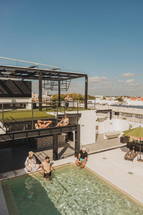 Caleta Hostel Rooftop & Pool Cancun Bagian luar foto